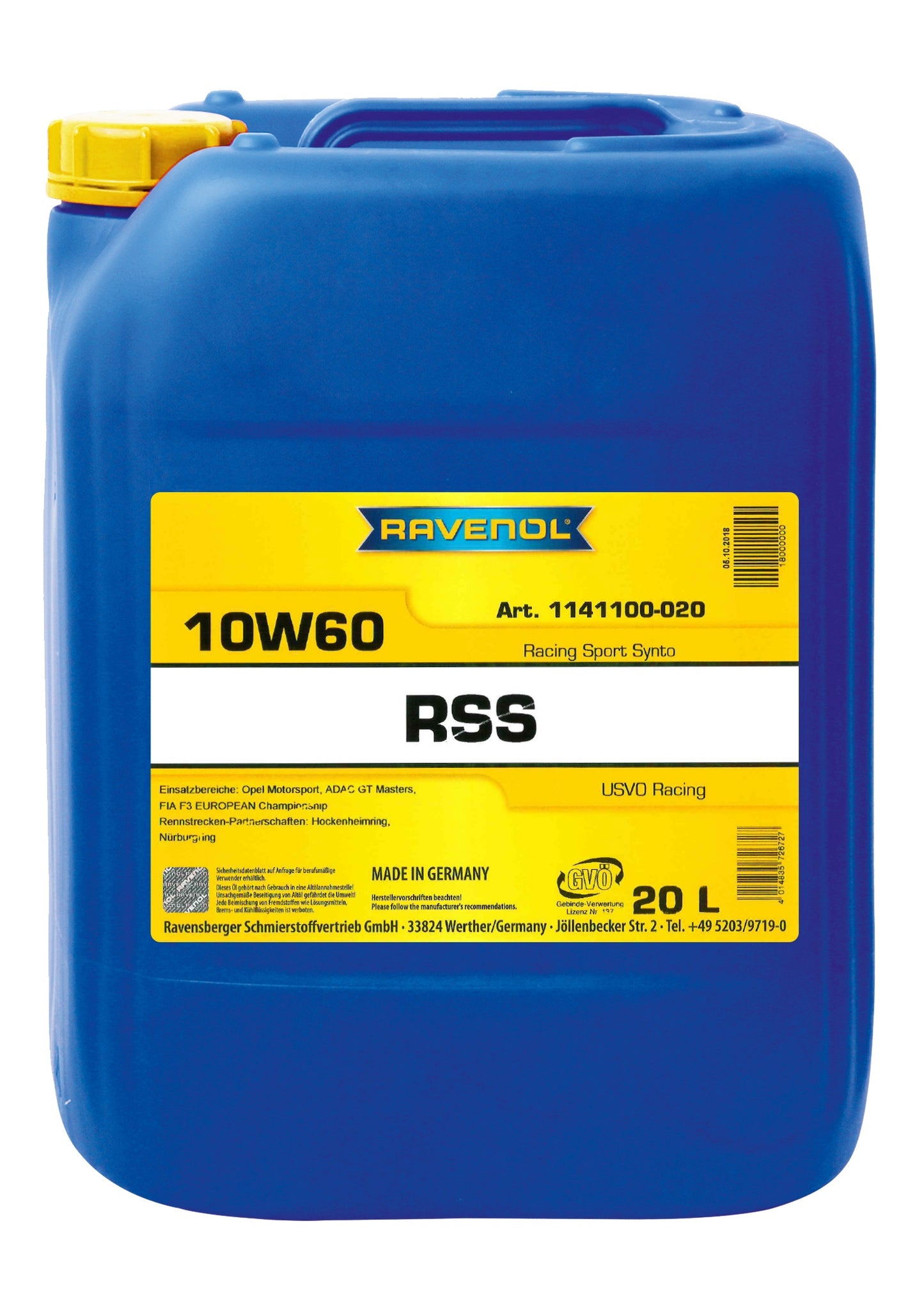 Ravenol RSS SAE 10W-60