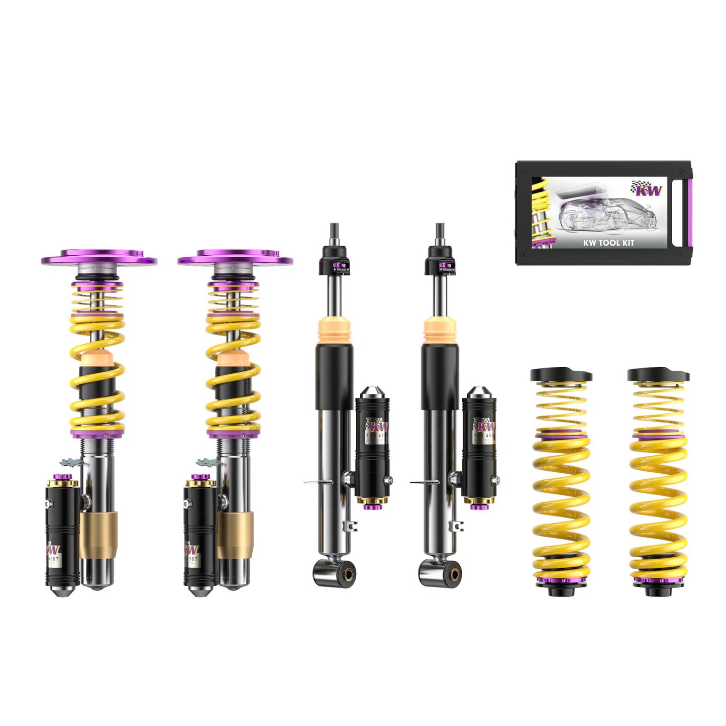 KW Coilover suspension V4 Clubsport med. top mounts