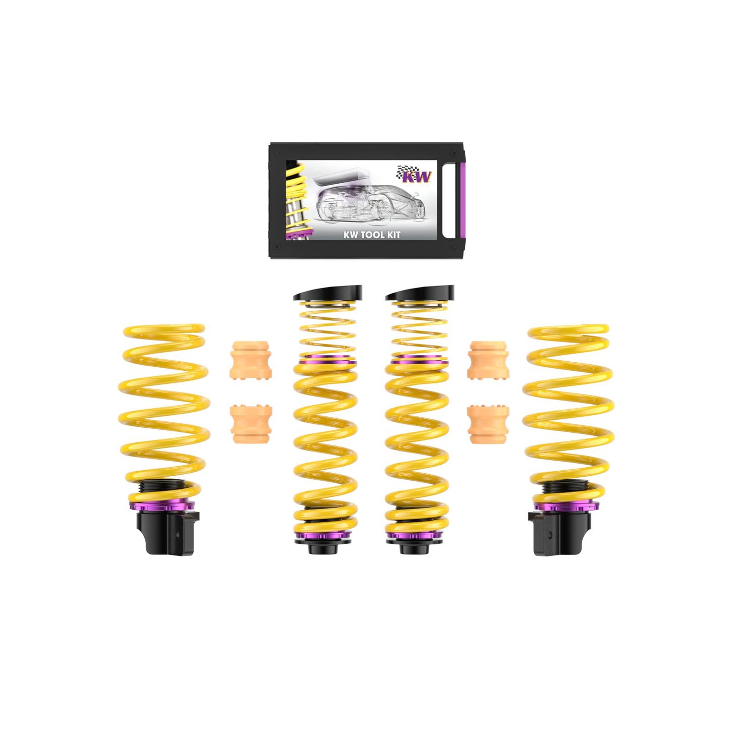 KW height-adjustable springs kit (Lowering springs)