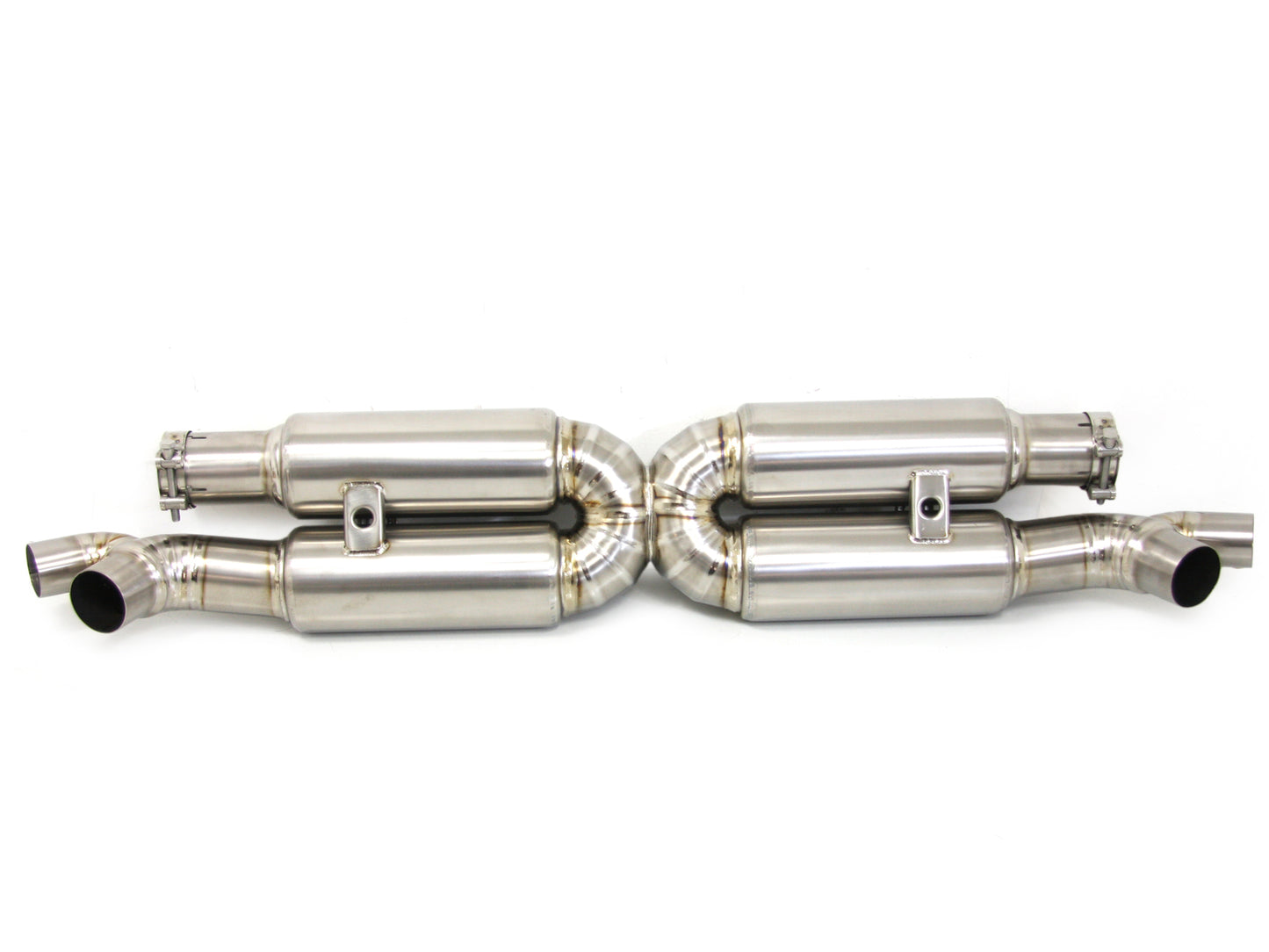 DesignTek Titanium eksos for 991 Turbo / Turbo S