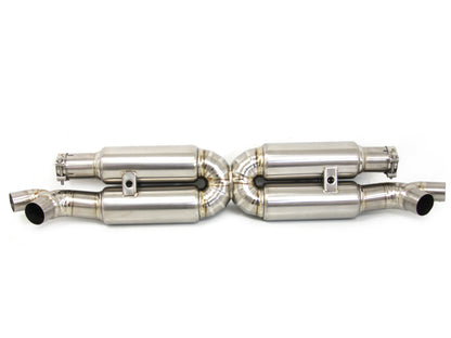 DesignTek Titanium eksos for 991 Turbo / Turbo S