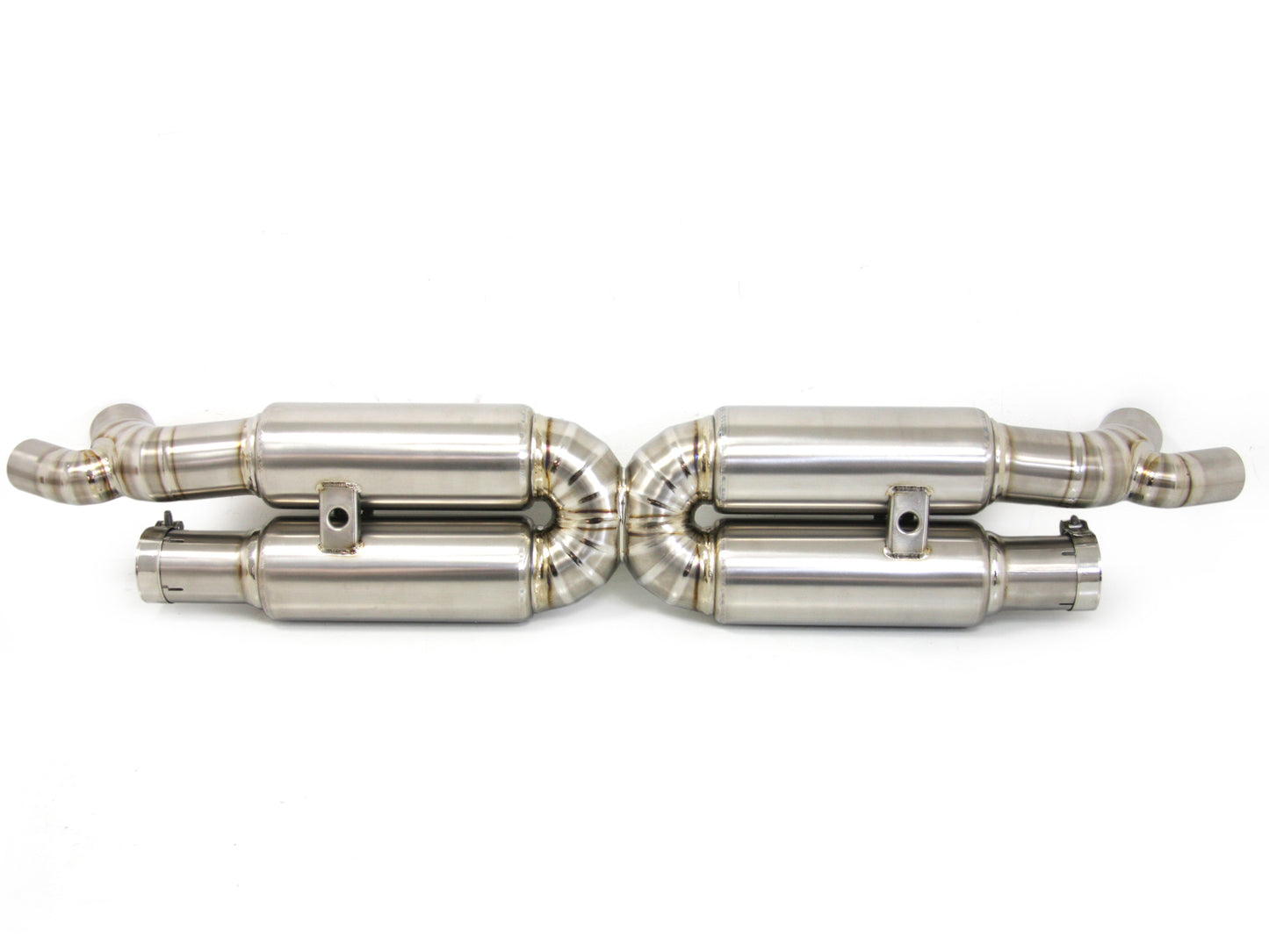 DesignTek Titanium eksos for 991 Turbo / Turbo S