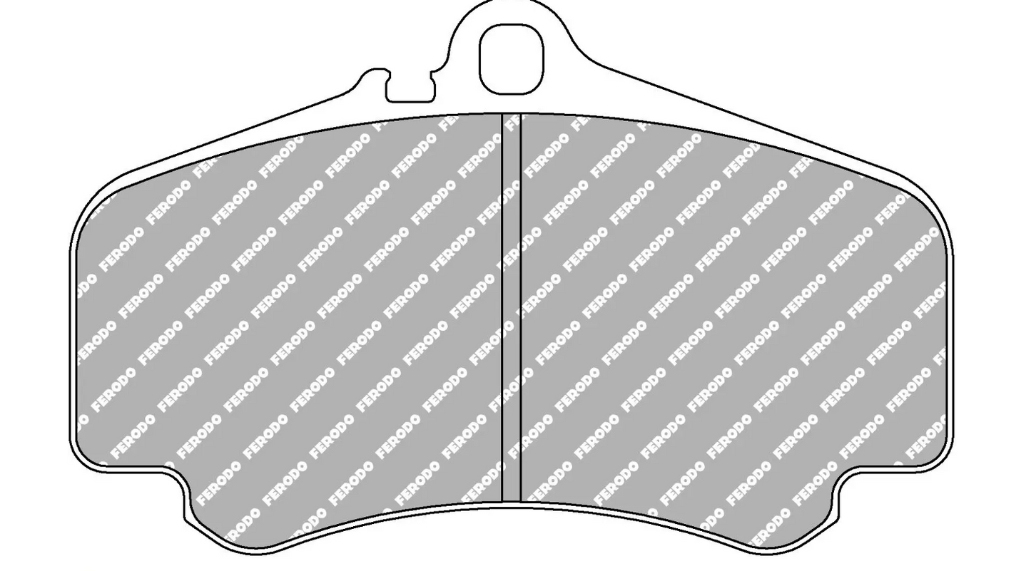 Ferodo DS3.12 Bremseklosser foran 996 Turbo/996 GT3/997 Carrera (ikke PCCB)