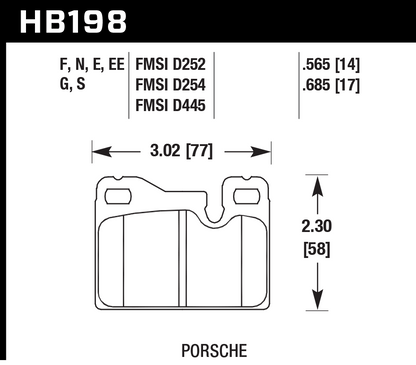 Hawk Blue 9012 Brake Pads; Rear