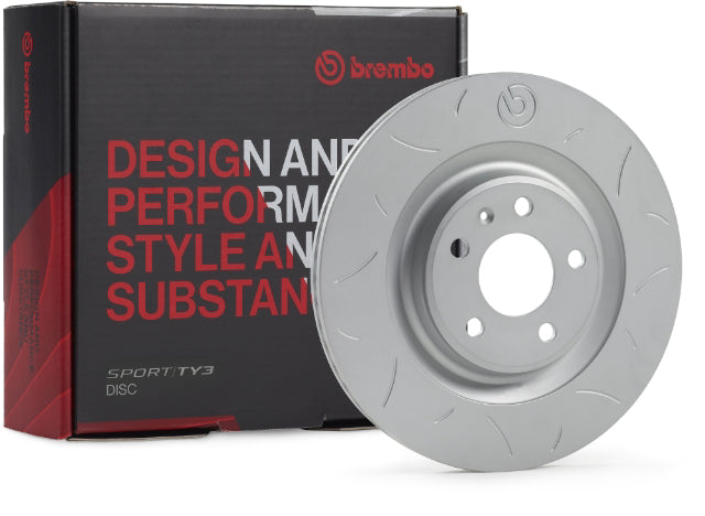 Brembo Sport TY3 bremseskiver foran. Tesla Model S og X.